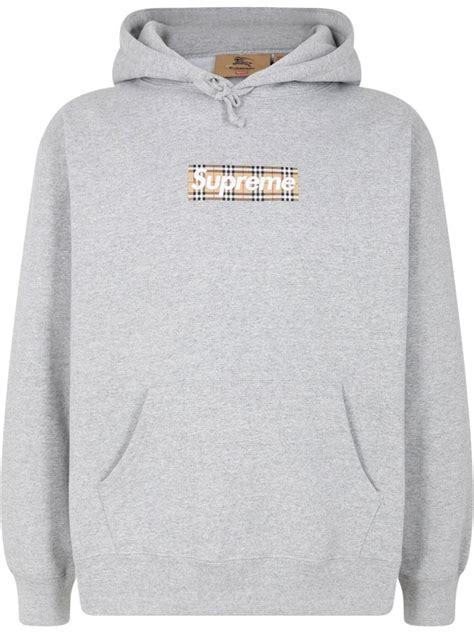 supreme burberry hoody|burberry supreme hoodie.